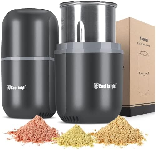 Electric Herb Grinder 120 g — Grey